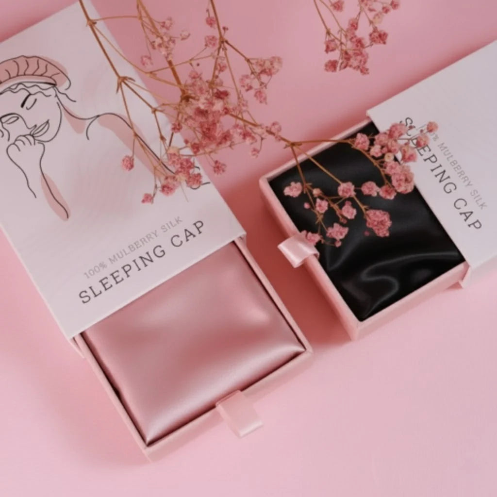 Silk Sleeping Cap Bonnet – Gentle Overnight Hair Protection