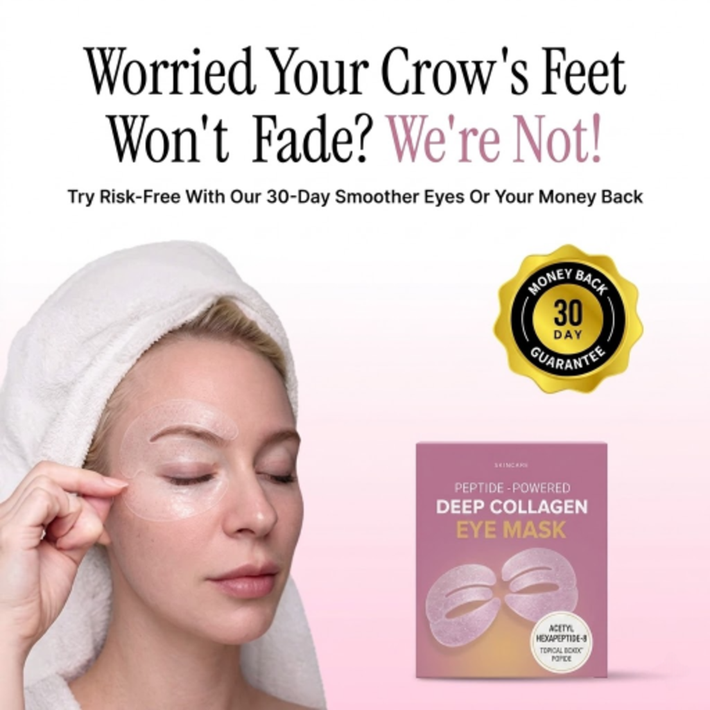 Peptide-Powered Deep Collagen Eye Mask